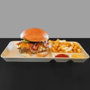 Smash triple cheeseburger